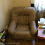 Фото перетяжки дивана и кресла
