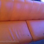 Фото ремонта мебели в кафе Оранж