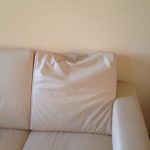 Фото перетяжки кожаного дивана