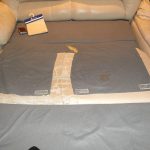 Обивка внутренней части раскладного дивана