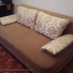 Перетяжка дивана и подушек